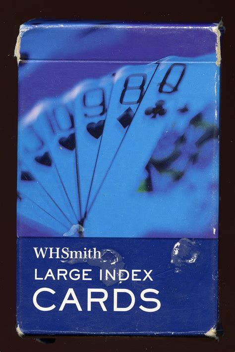 wh smith index cards